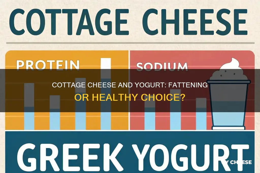 how fattening is cottage cheese with yogurt