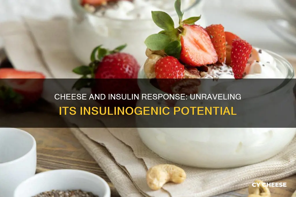 how insulinogenic is cheese