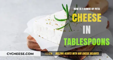 Feta Cheese Conversion: Ounces to Tablespoons