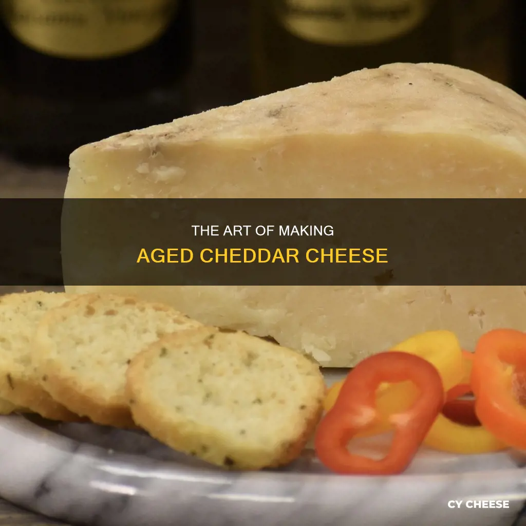 how is aged cheddar cheese made