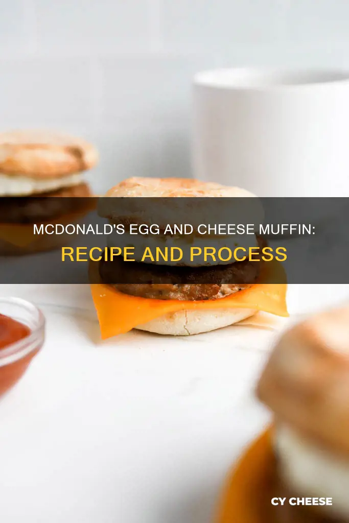 how is an egg and cheese muffin made mcdonalds