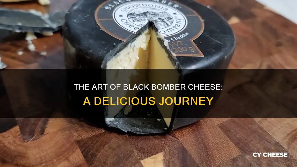 how is black bomber cheese made