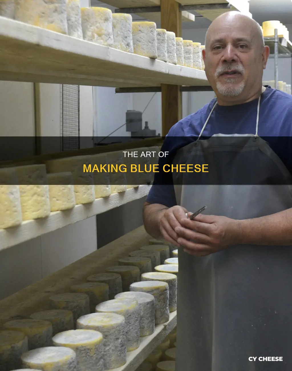 how is bleu cheese made