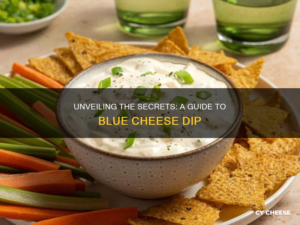 how is blue cheese dip made