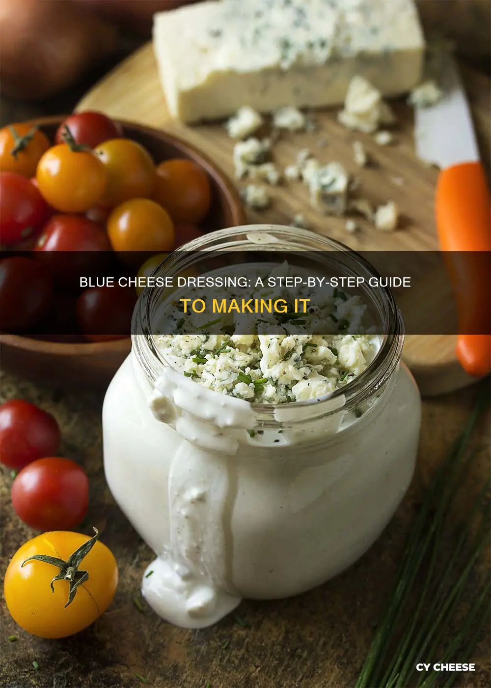 how is blue cheese dtess made