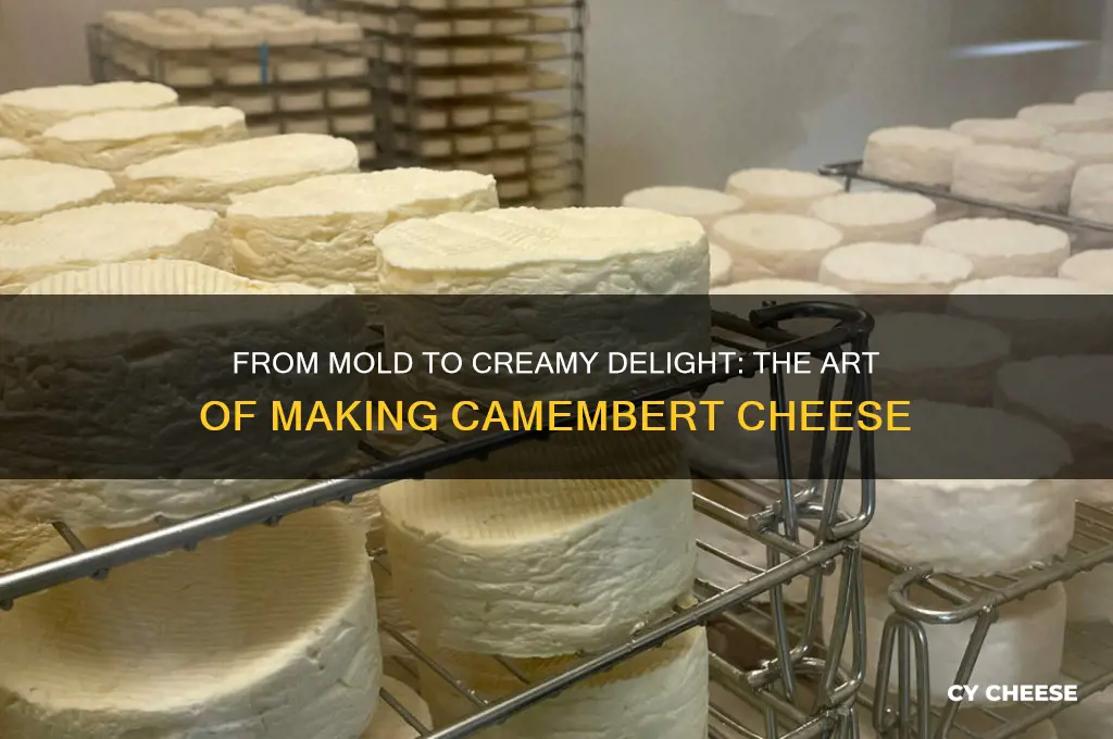 how is camembert cheese produced