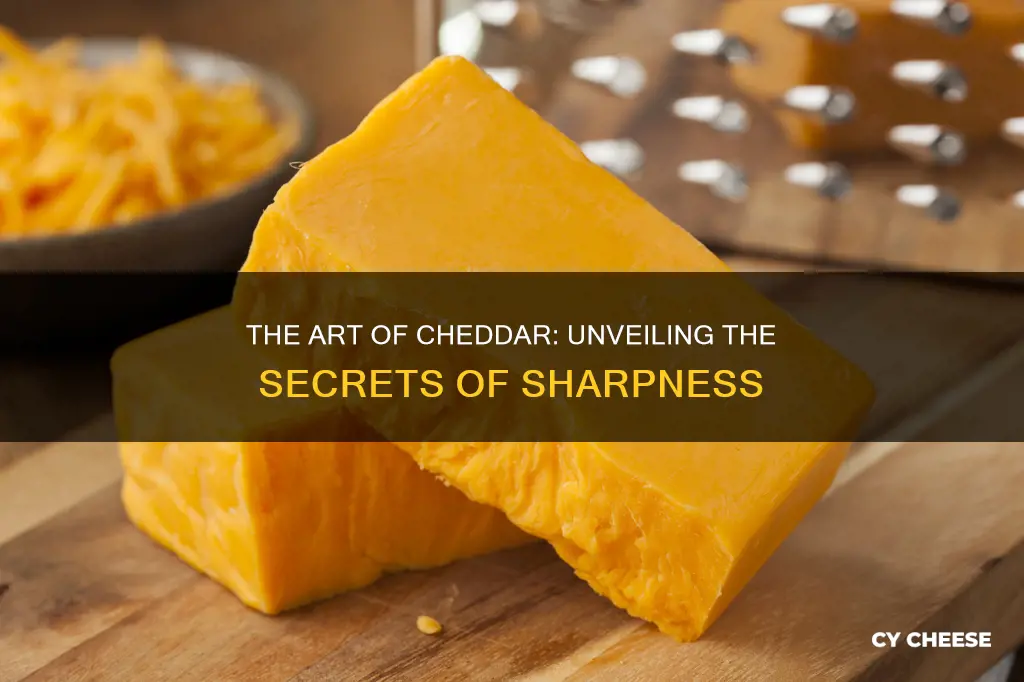 how is cheddar cheese made sharp