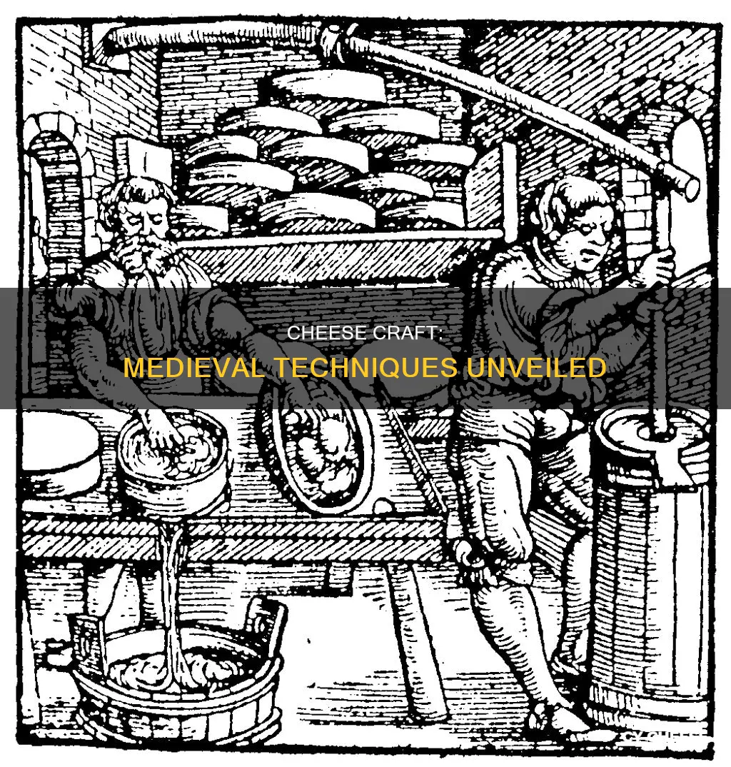 how is cheese made in the middle ages