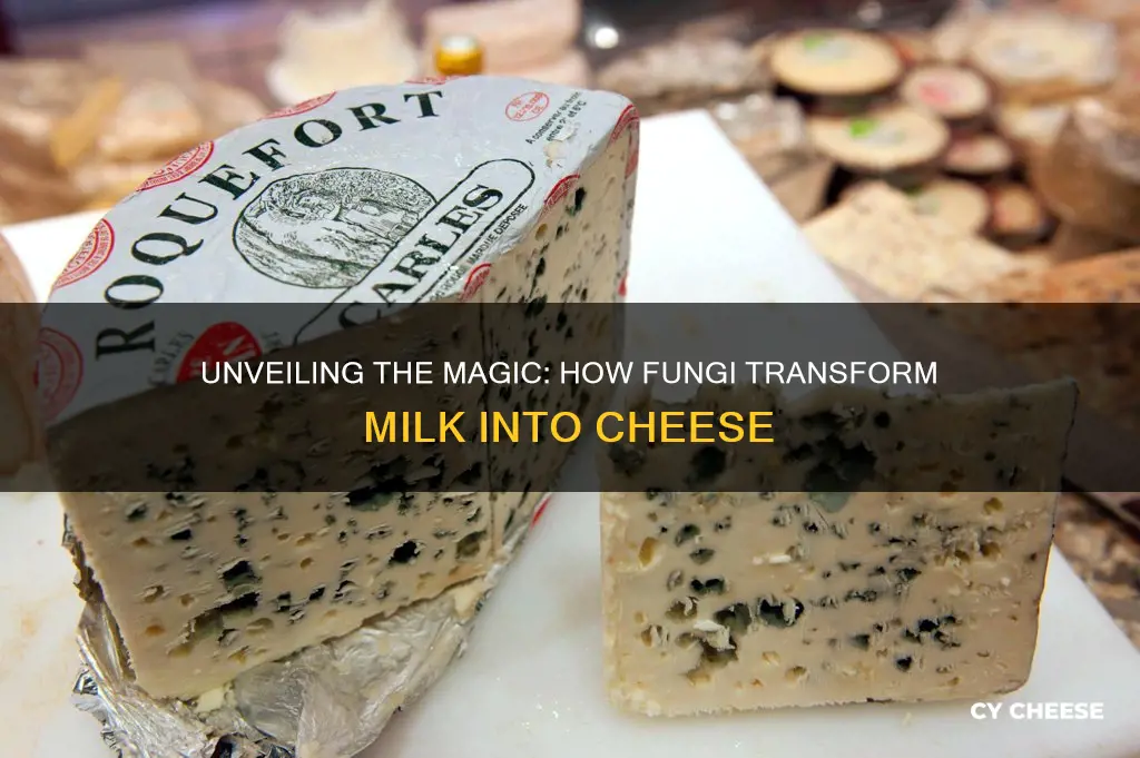 how is cheese made with fungi