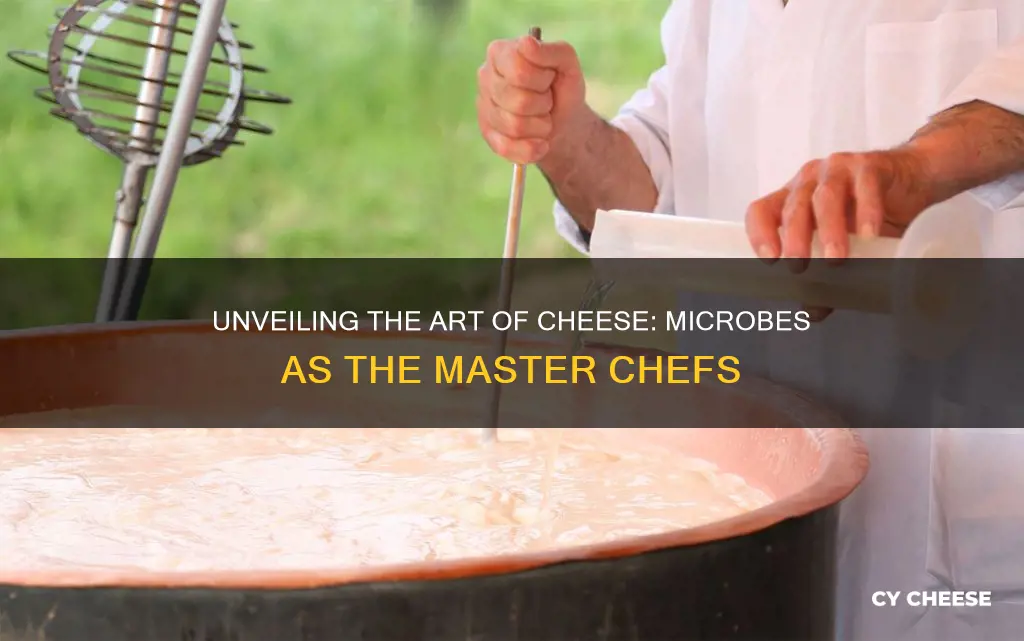 how is cheese made with microbes