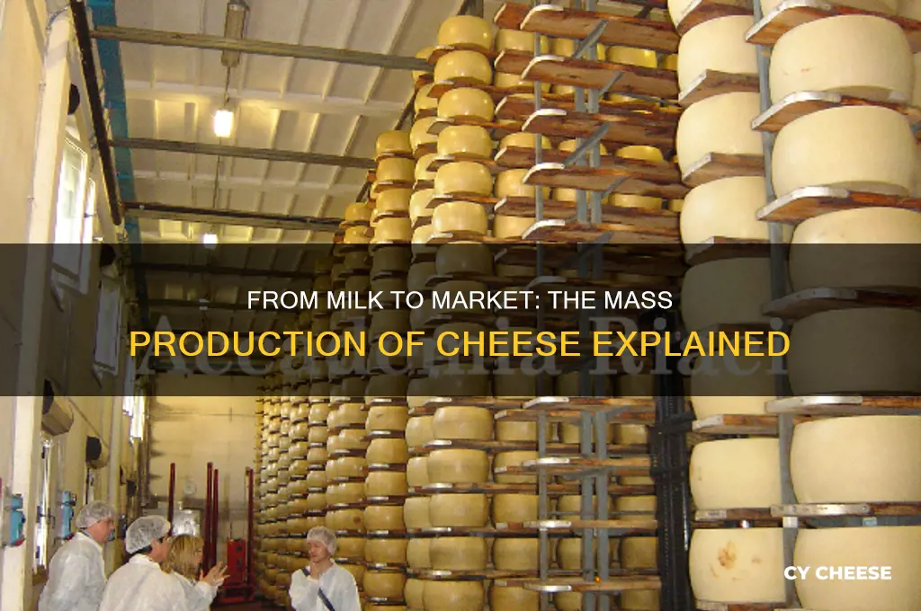 how is cheese mass produced
