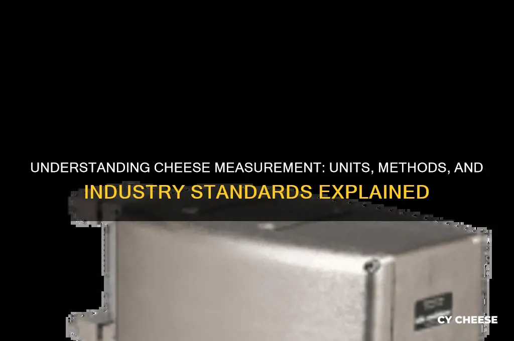 how is cheese measured