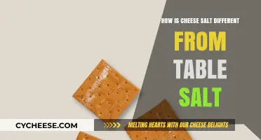 Cheese Salt vs. Table Salt: Key Differences and Uses Explained