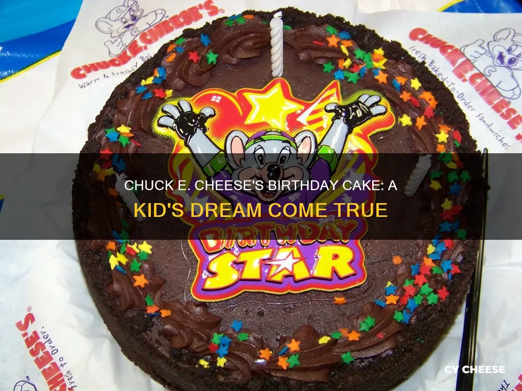 how is chuck e cheese birthday cake