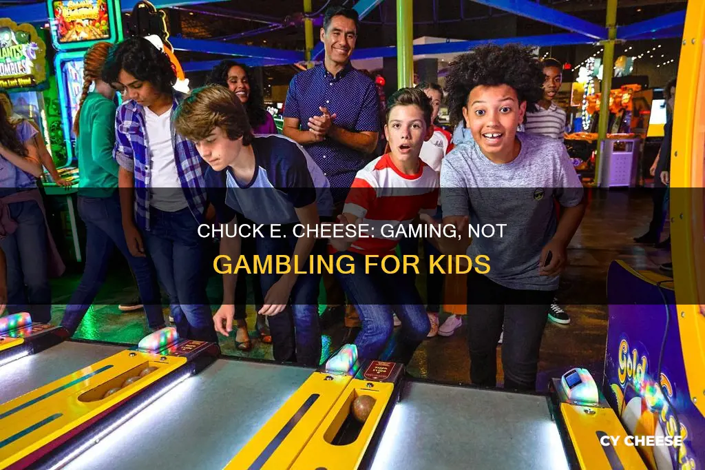 how is chuck e cheese not gambling