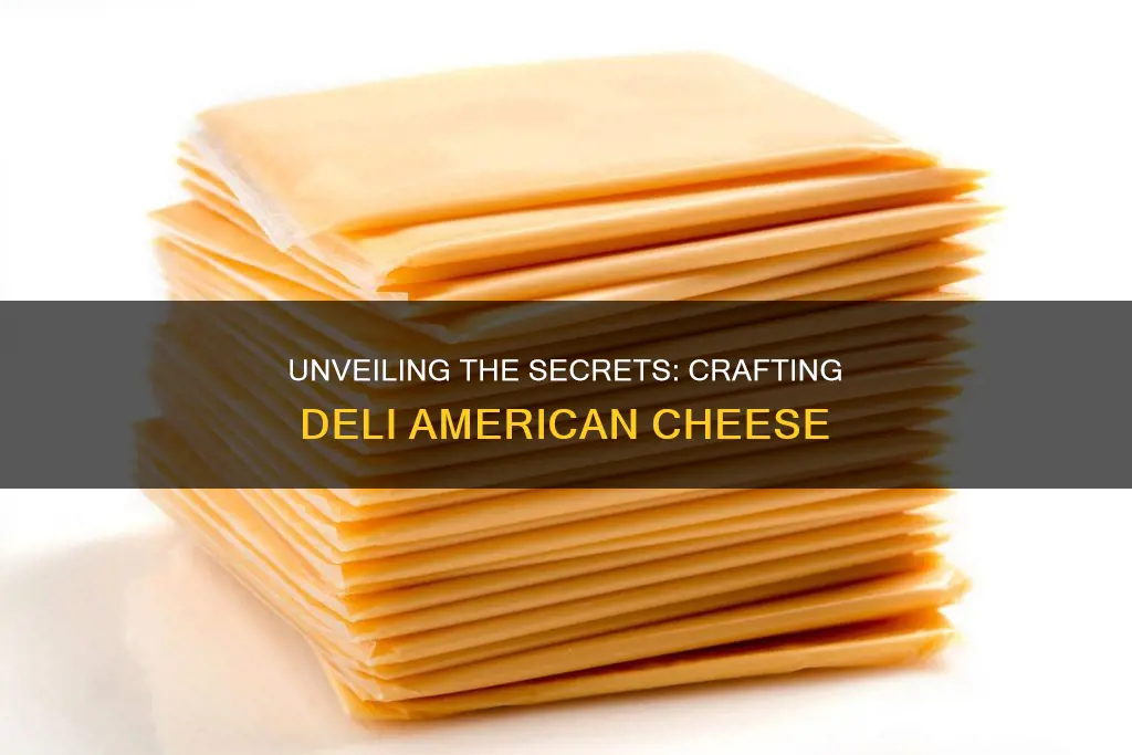 how is deli american cheese made