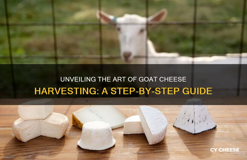 how is goat cheese harvested