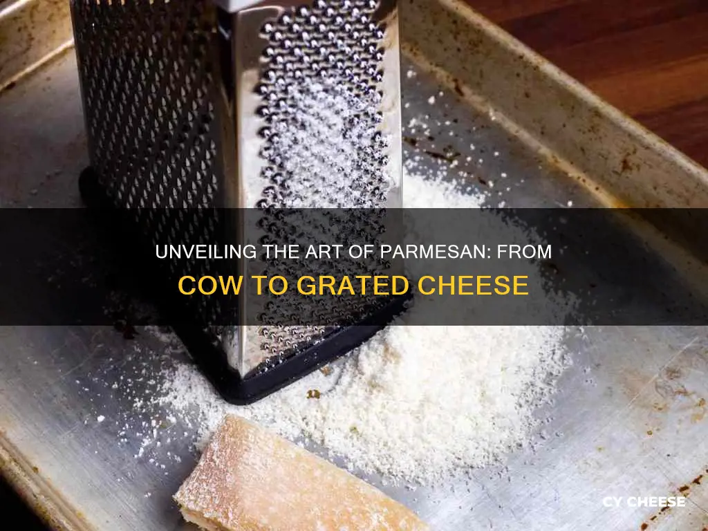 how is grated parmesan cheese made