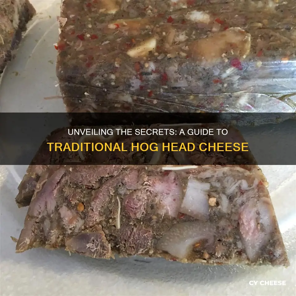 how is hog head cheese made