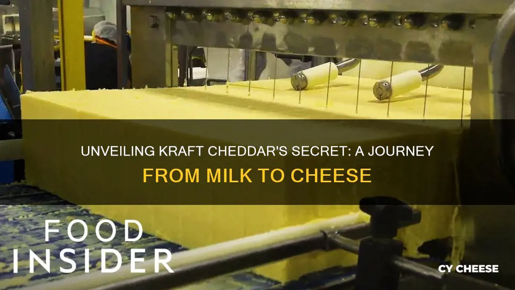 how is kraft cheddar cheese made