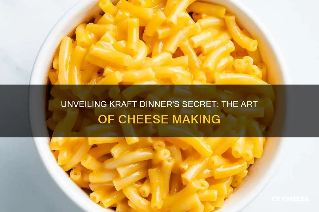 how is kraft dinner cheese made