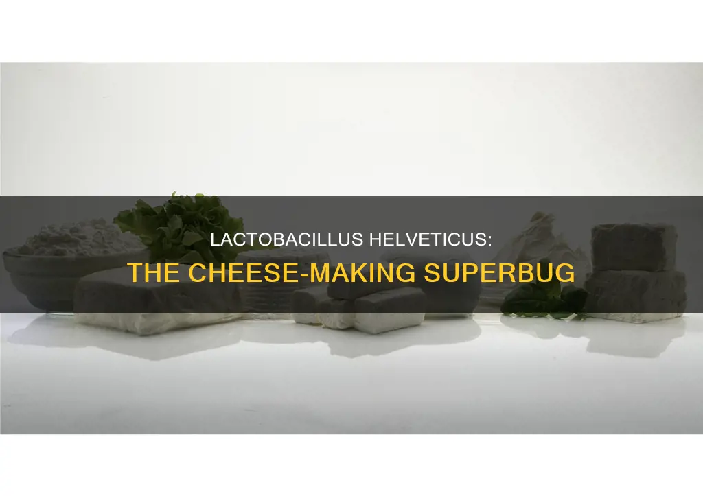 how is lactobacillus helveticus used to make cheese