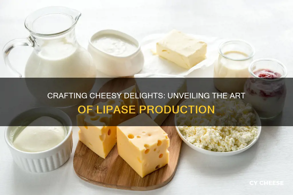 how is lipase made for cheese