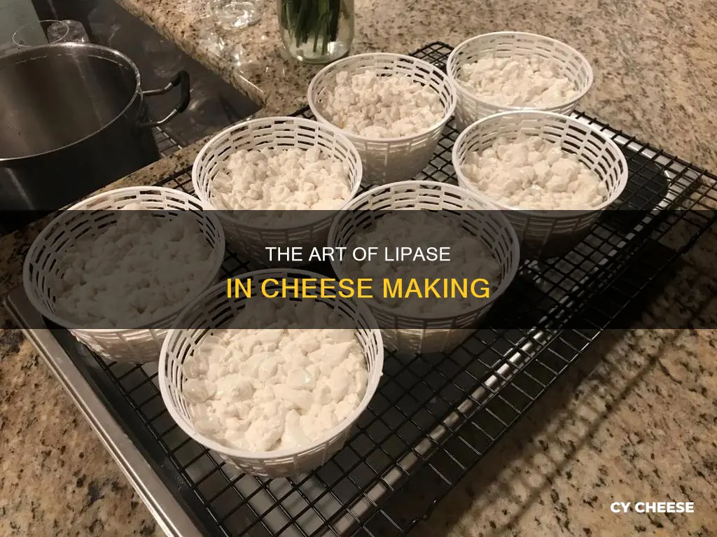 how is lipase made for cheese