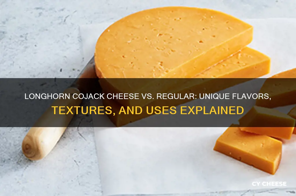 how is longhorn cojack cheese different than regular