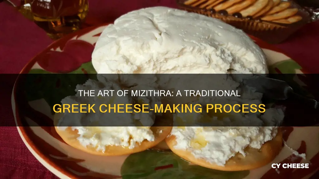 how is mizithra cheese made