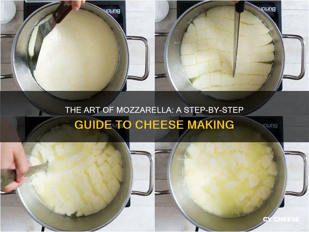 how is mozzarella cheese made step by step