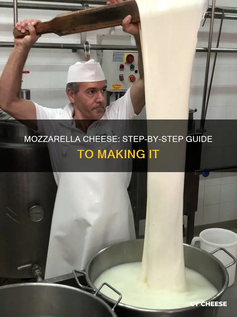 how is mozzarella cheese made step by step
