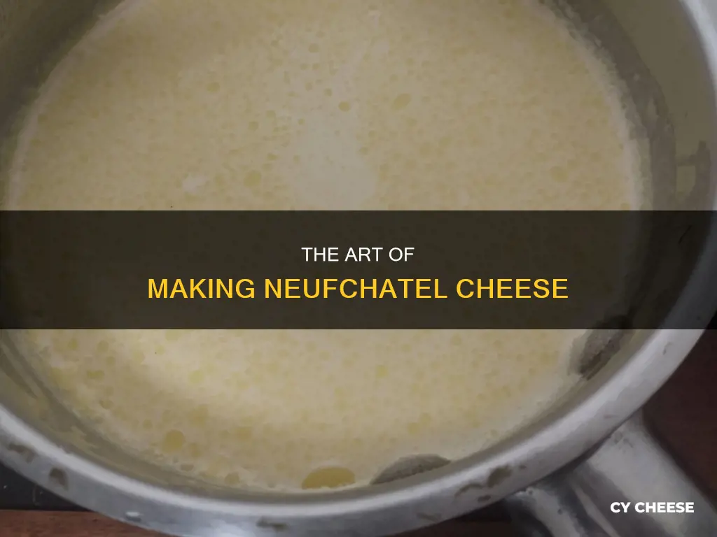 how is neufchatel cheese made