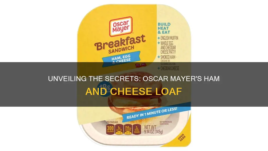 how is oscar mayer ham and cheese loaf made