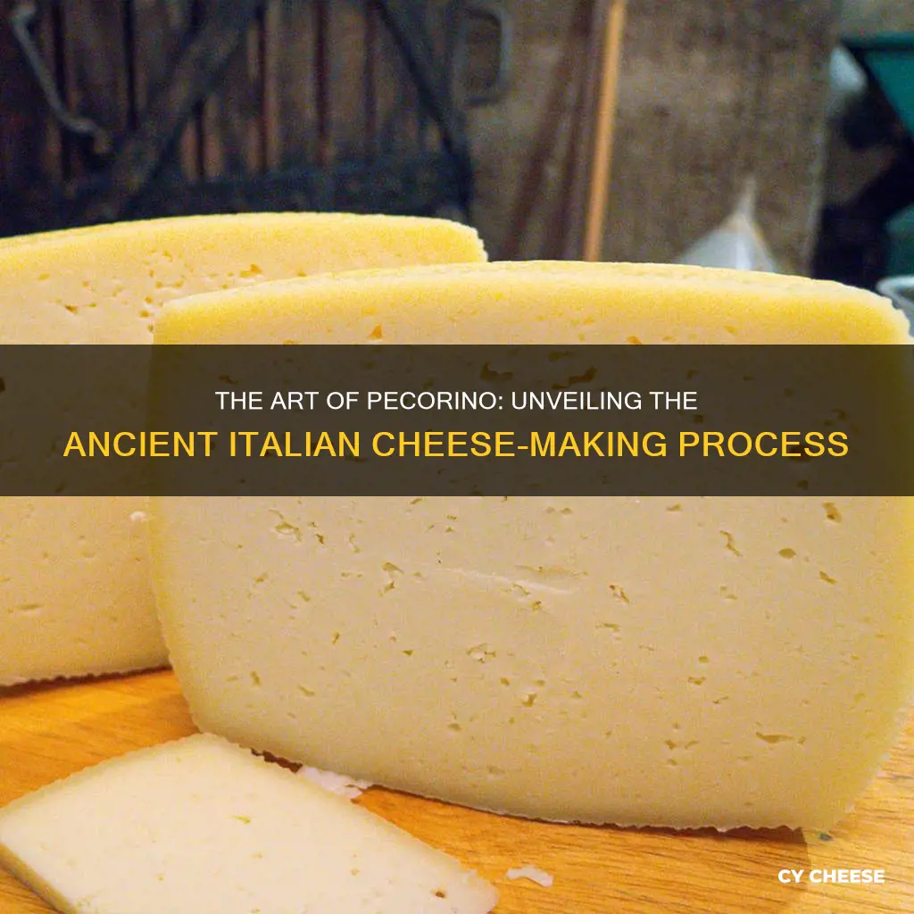 how is pecorino cheese made