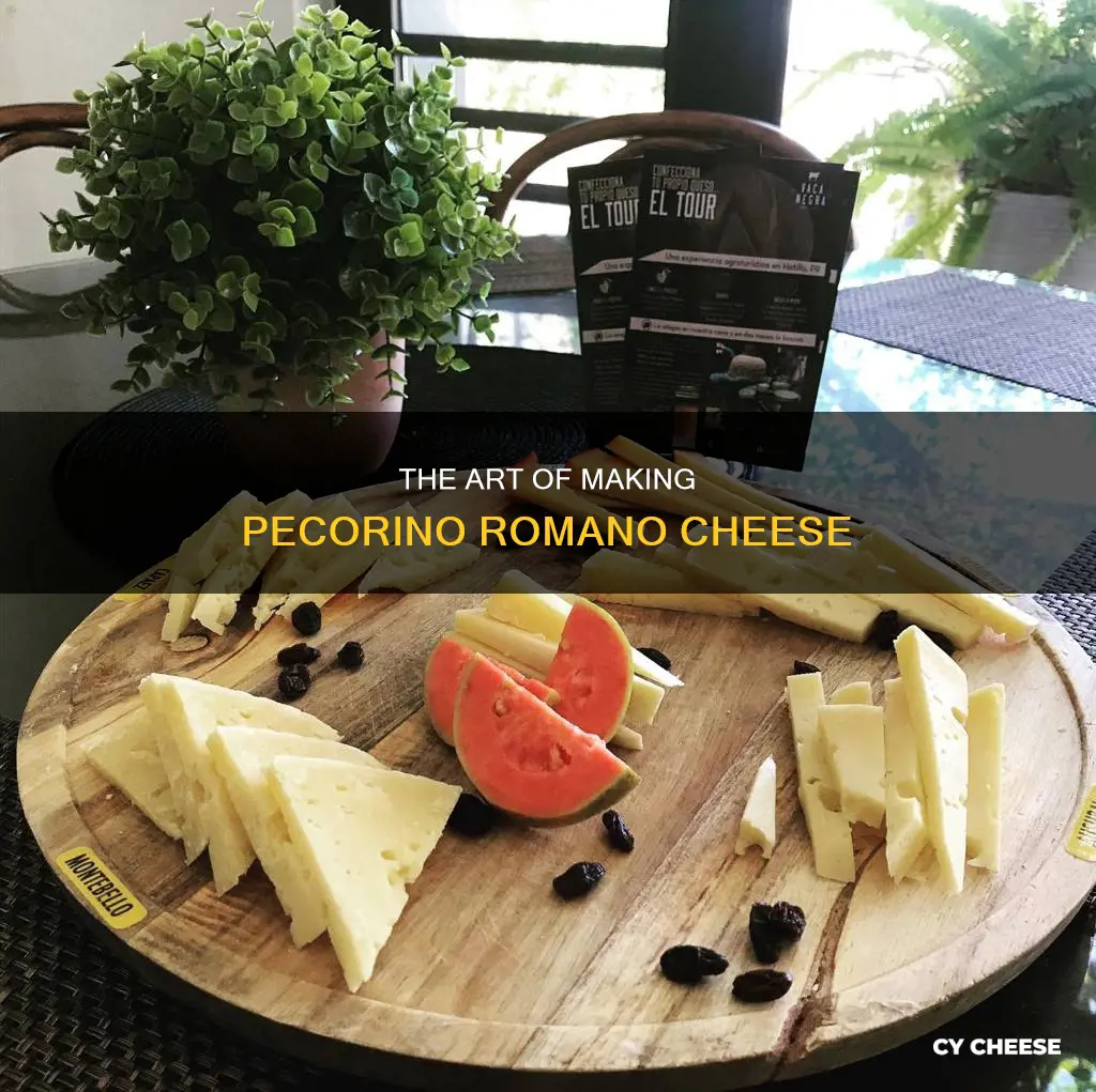 how is pecorino romano cheese made