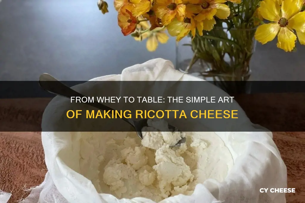 how is ricotta cheese produced