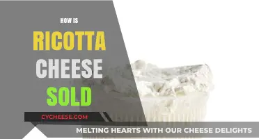 Exploring Ricotta Cheese Packaging: How It's Sold in Stores