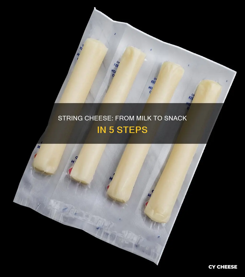 how is string cheese made and packaged