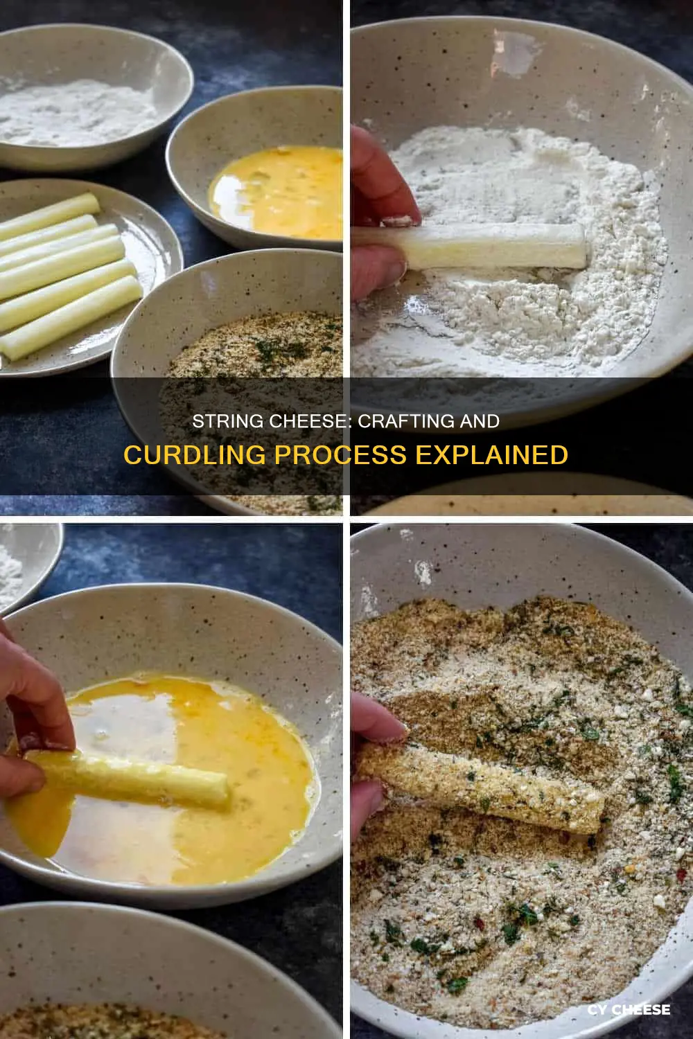how is strinjg cheese made
