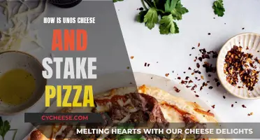 Unos' Cheese and Steak Pizza: A Delicious Combination