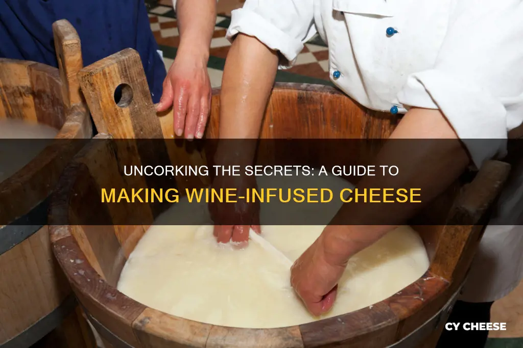 how is wine cheese made