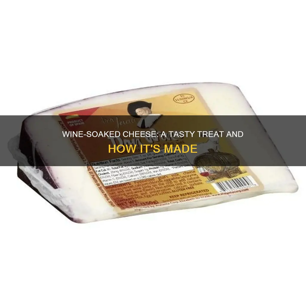 how is wine soaked cheese made