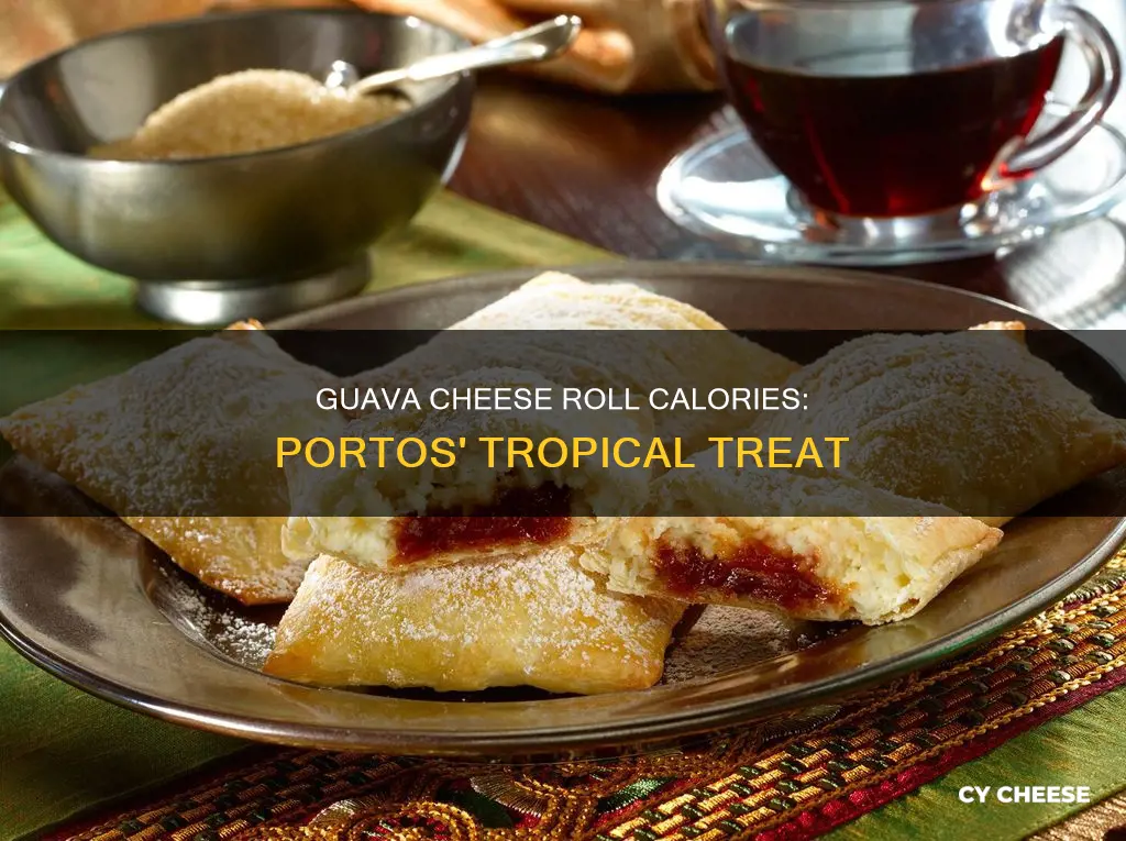 how kany calories in guava cheese roll portos