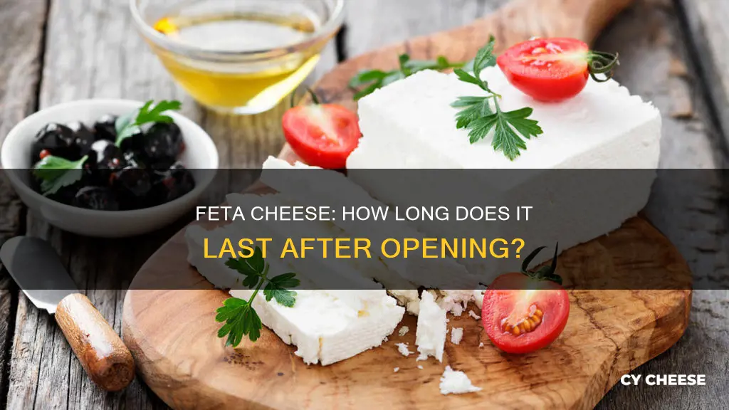 how long after opening feta cheese