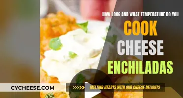 Perfect Cheese Enchiladas: Cooking Time and Temperature Guide