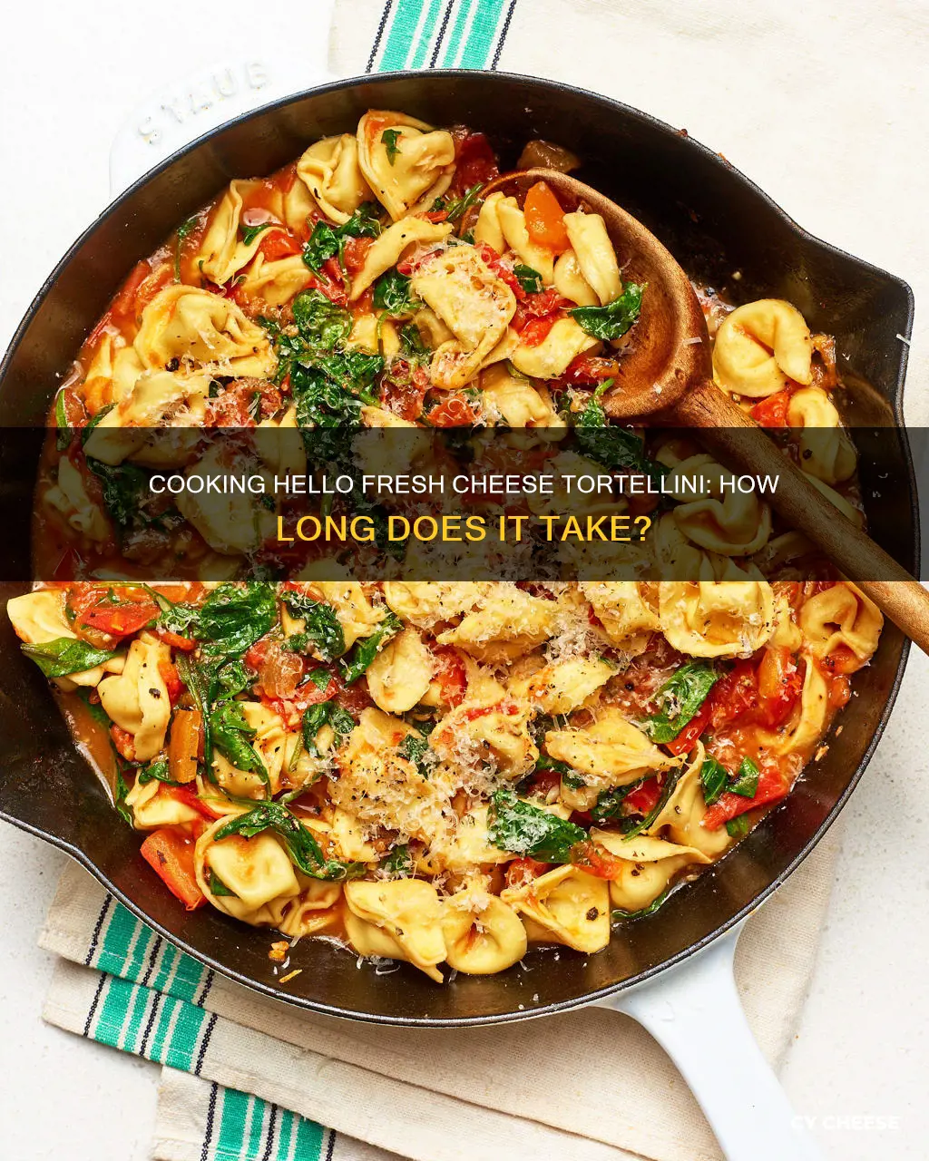 how long cook hello fresh cheese tortellini