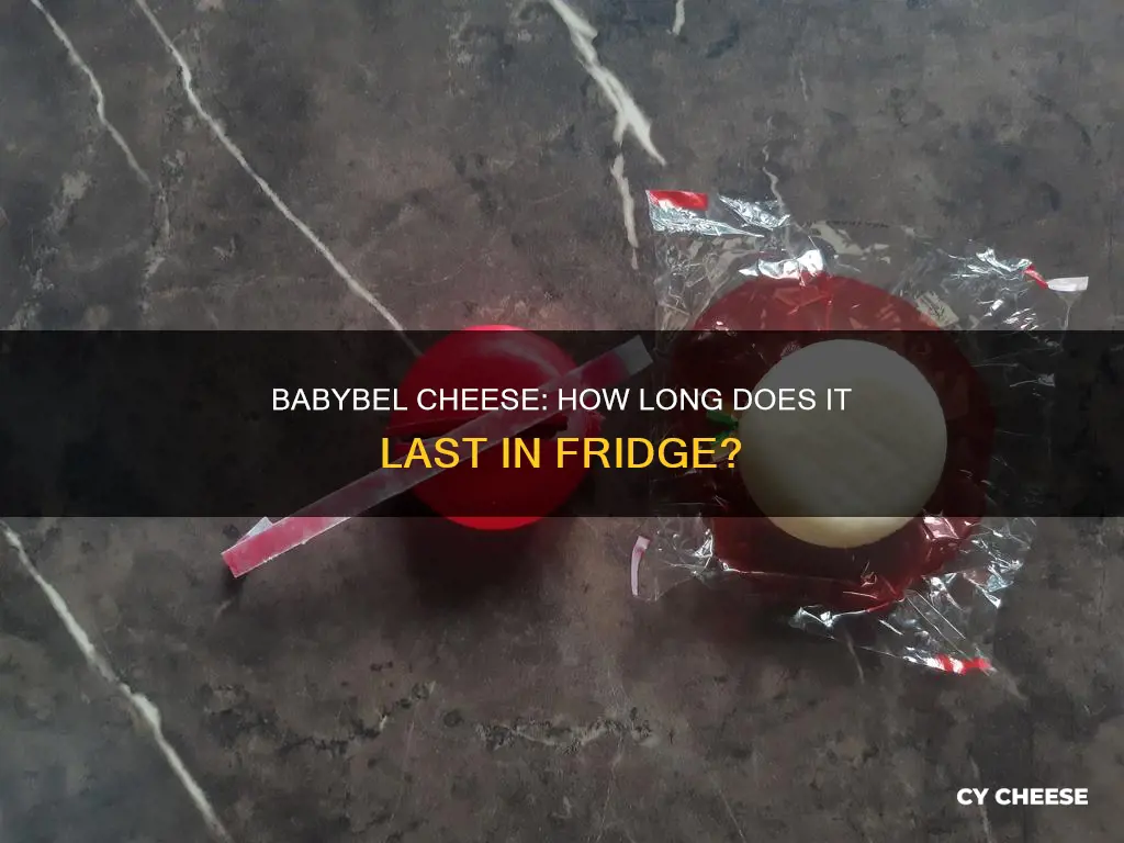 how long do babybel cheese last in the fridge