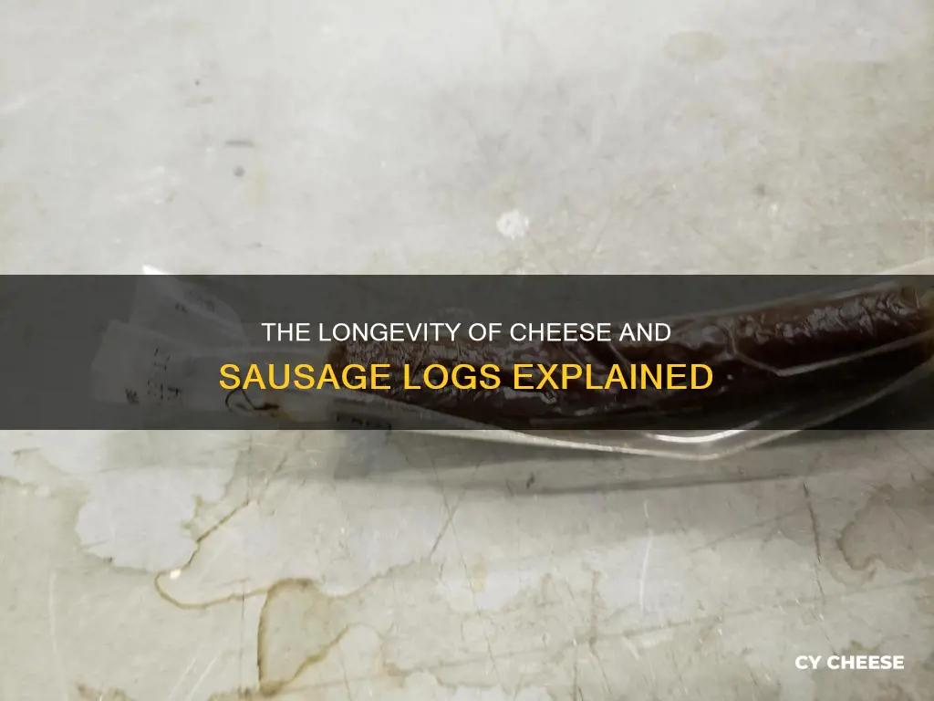 how long do cheese and sausage logs last