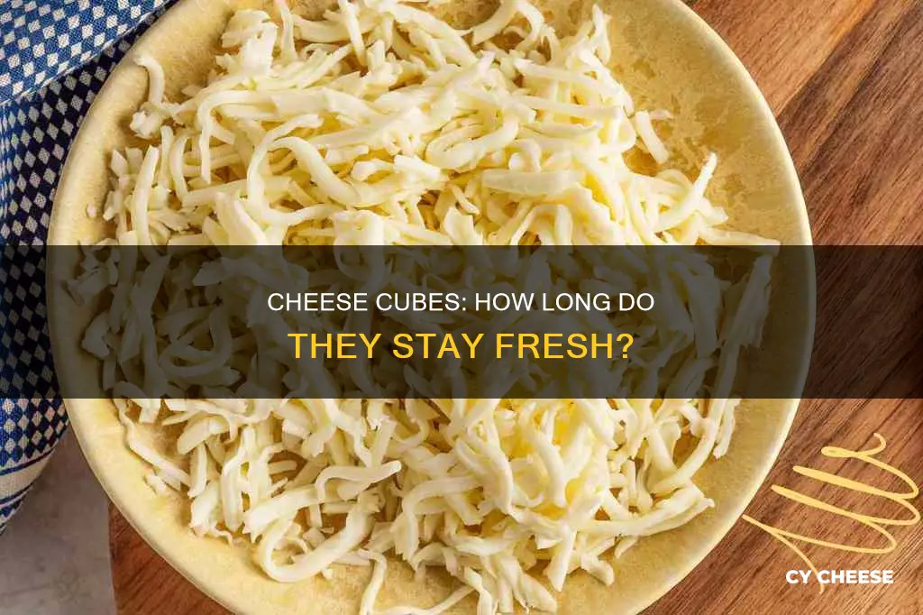 how long do cheese cubes last